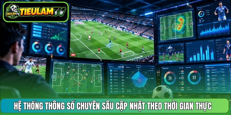 Hệ thống thông số chuyên sâu cập nhật theo thời gian thực