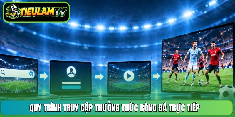 Quy trình truy cập thưởng thức bóng đá trực tiếp